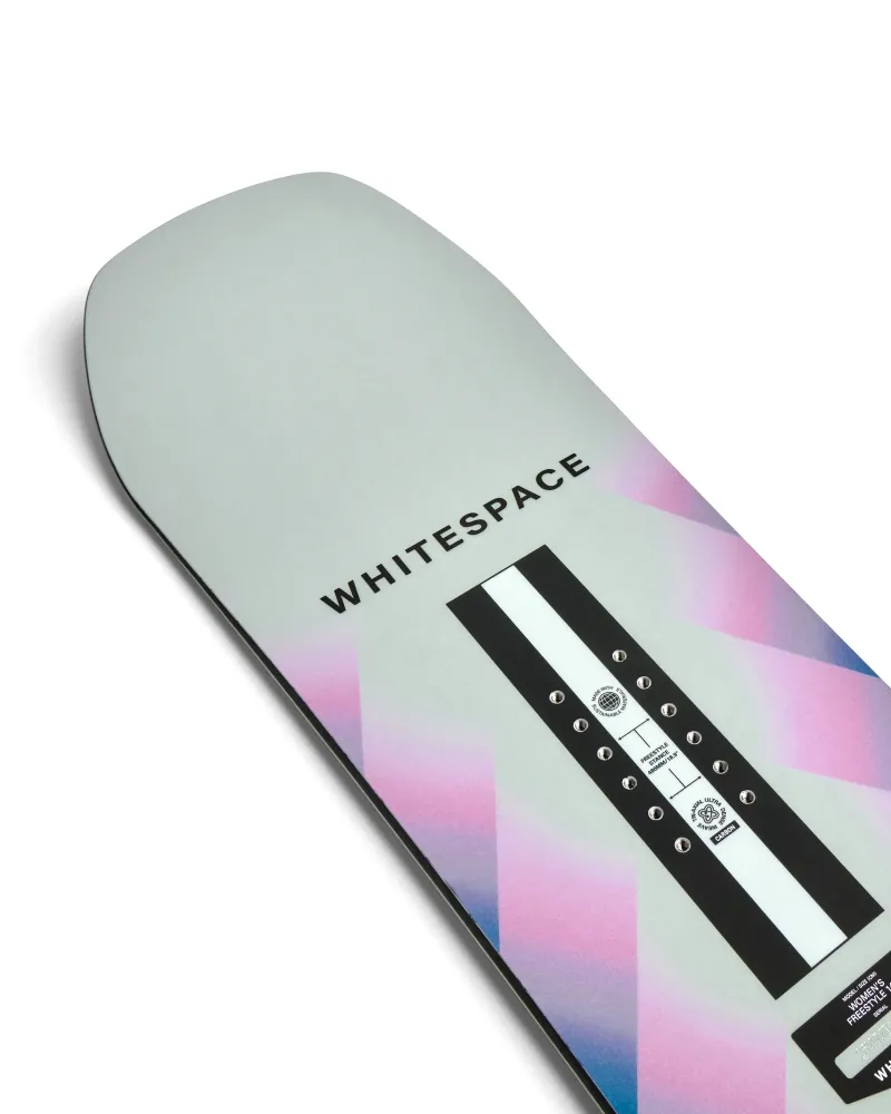 SET Placa Snowboard WHITESPACE - Womens Freestyle Pro A 2027 + Legaturi Snowboard CLEW Independence 1.0 2027 - White