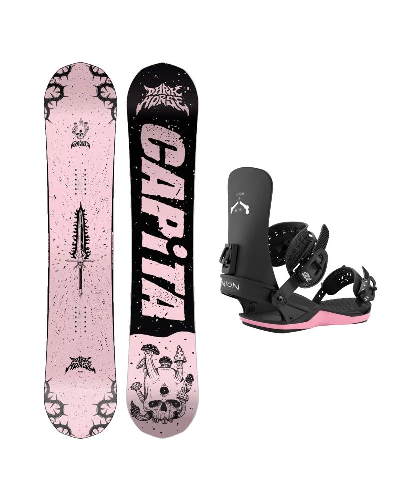 SET Placa Snowboard CAPiTA - DARK HORSE 2027 + Legaturi Snowboard UNION Men's 2027 CONTACT Spring Break