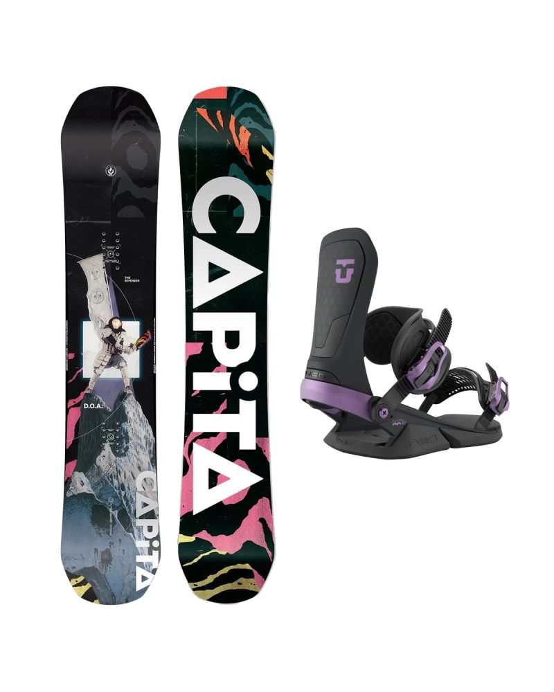 SET Placa Snowboard CAPiTA D.O.A. 2026 150 x Legaturi Snowboard UNION Unisex 2027 NEO Black