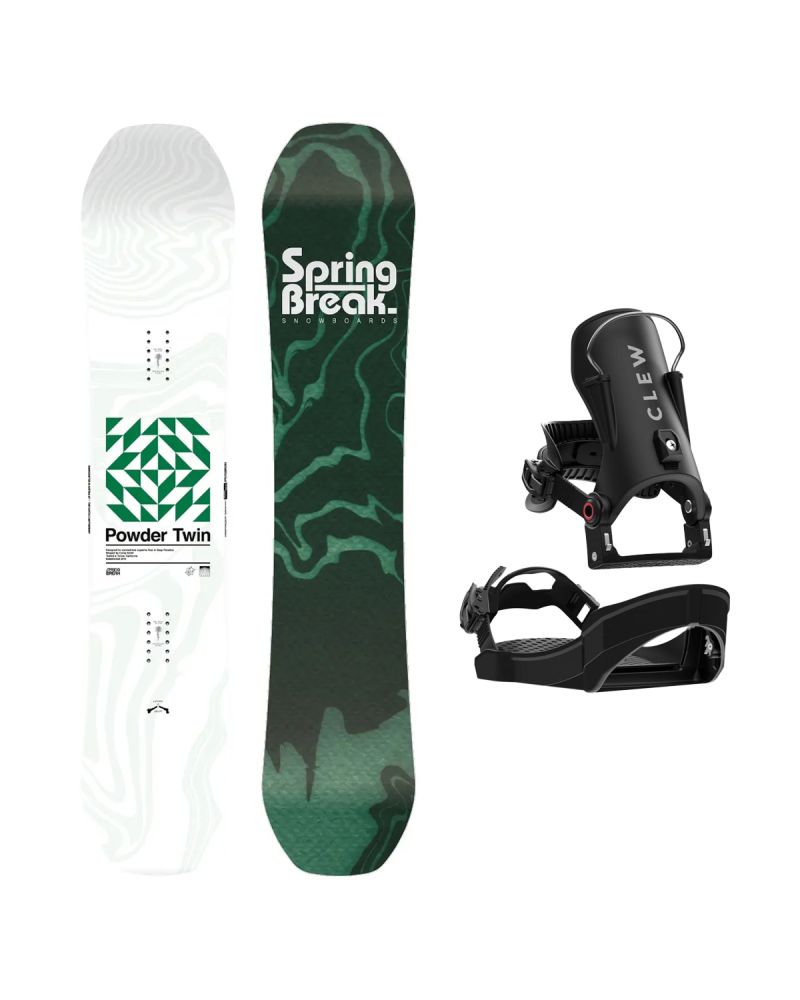 SET Placa Snowboard CAPiTA - SB POWDER TWIN 2027 - 156 + Legaturi Snowboard CLEW Independence 1.0 2027 - Black