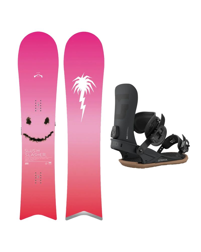 SET Placa Snowboard CAPiTA - SB SLUSH SLASHER 2.0 2027 - 151 + Legaturi Snowboard UNION Men's 2027 STRATA Black