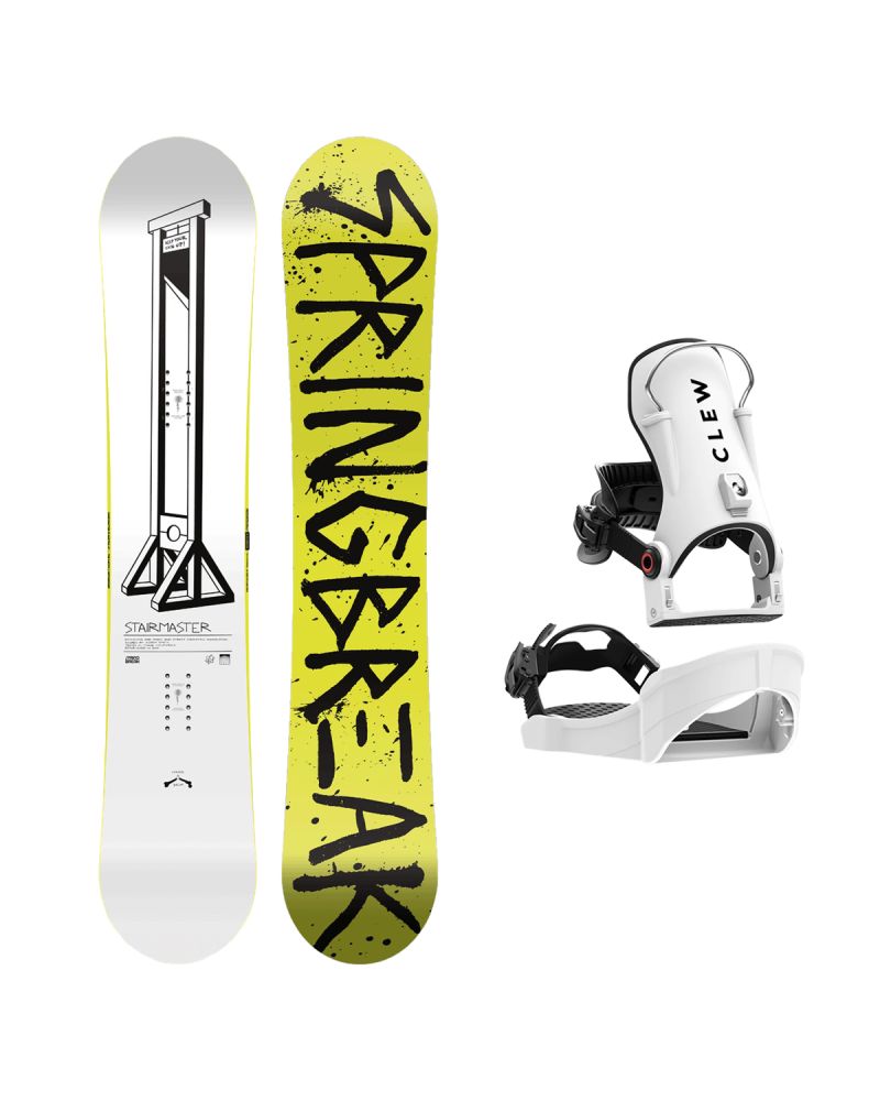 SET Placa Snowboard CAPiTA - SB STAIRMASTER 2027 + Legaturi Snowboard CLEW Independence 1.0 2027 - White