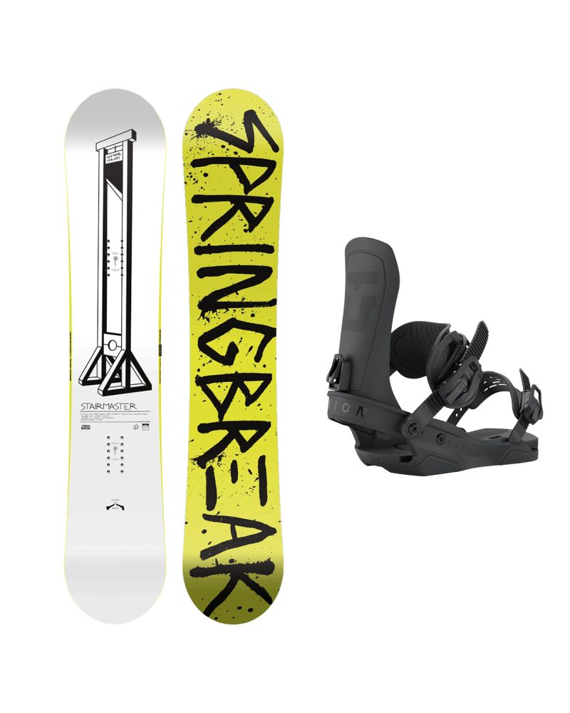 SET Placa Snowboard CAPiTA - SB STAIRMASTER 2027 + Legaturi Snowboard UNION Men's 2027 FORCE TEAM Black