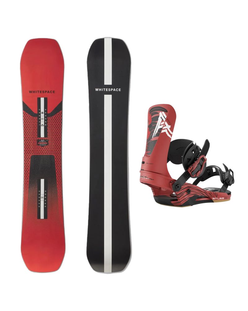 SET Placa Snowboard WHITESPACE - Freestyle SHAUN WHITE Pro A 2027 +Legaturi Snowboard UNION Unisex 2027 ATLAS PRO Kazu Kokubo