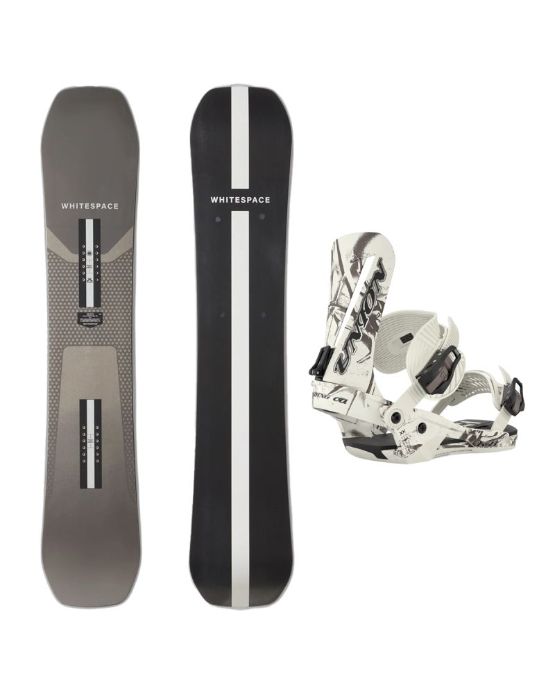 SET Placa Snowboard WHITESPACE - Freestyle SHAUN WHITE Pro B 2027 - 158 + Legaturi Snowboard UNION Men's 2027 ATLAS Kevin Backstrom
