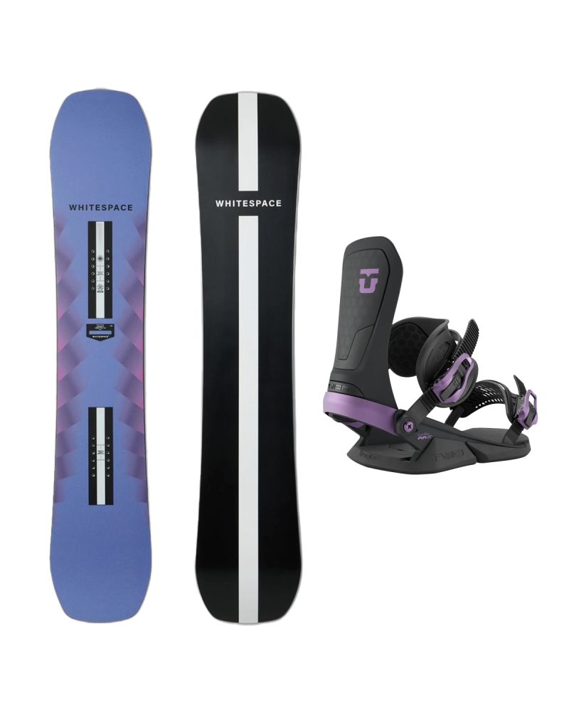 SET Placa Snowboard WHITESPACE - Womens Freestyle Pro B 2027 + Legaturi Snowboard UNION Unisex 2027 NEO Black