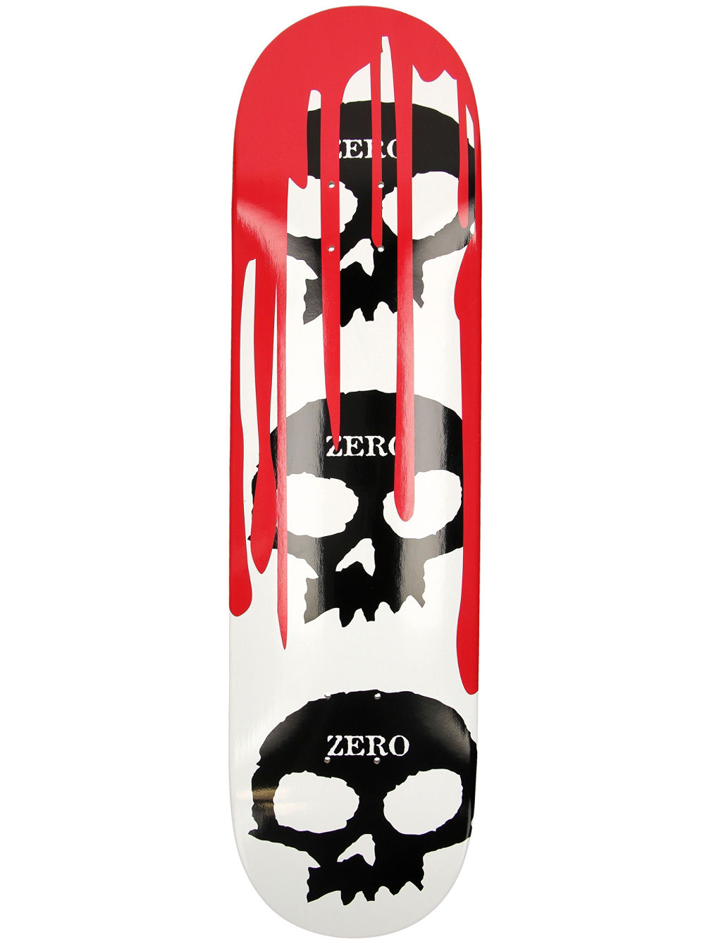 Skateboard Deck Zero 213 Skull With Blood 8.125