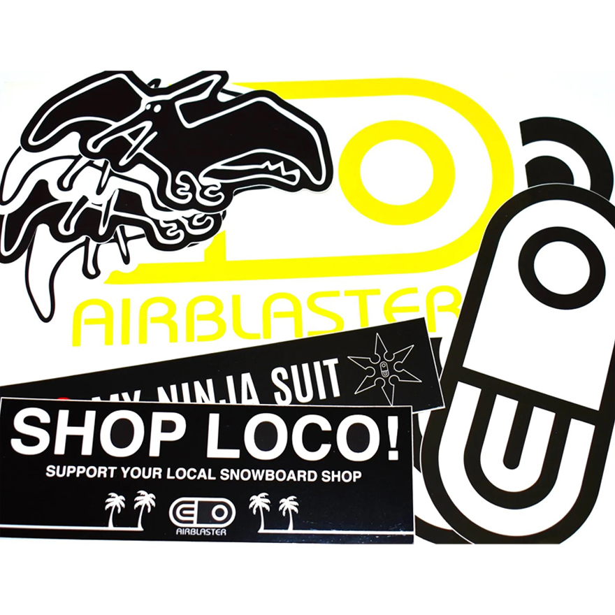 AIRBLASTER Assorted Sticker Pack