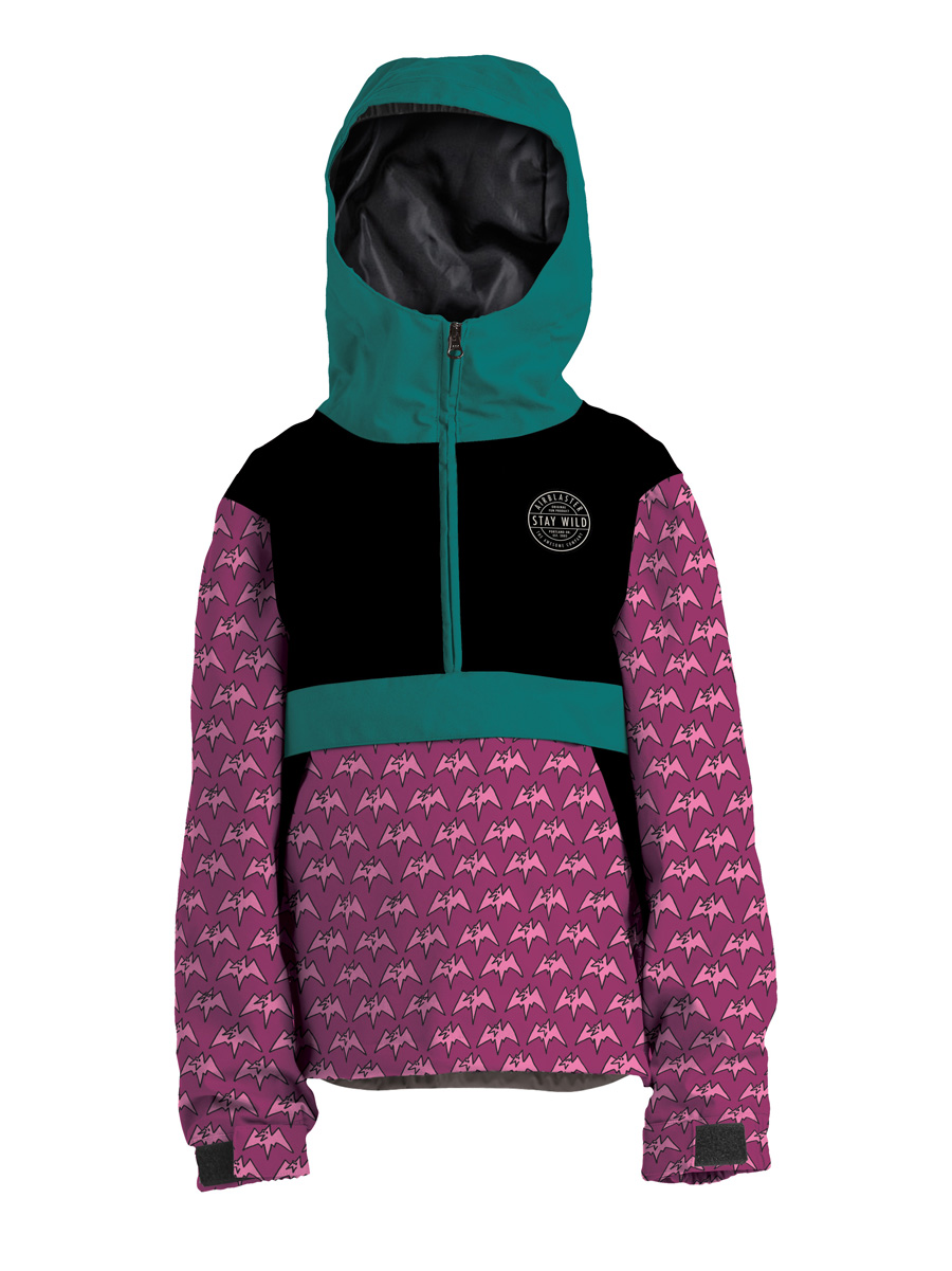 Geaca Snow AIRBLASTER Youth Trenchover Magenta Terry
