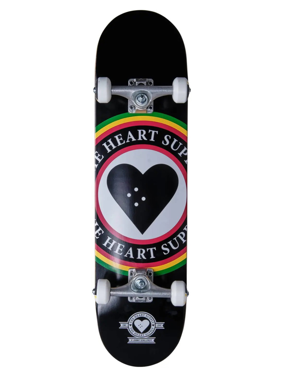 Skateboard Complete Heart Supply Insignia Rasta 8