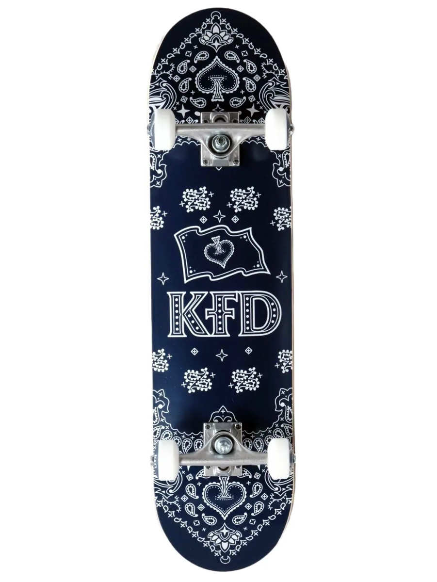 Skateboard Complete KFD Bandana Navy 7.75