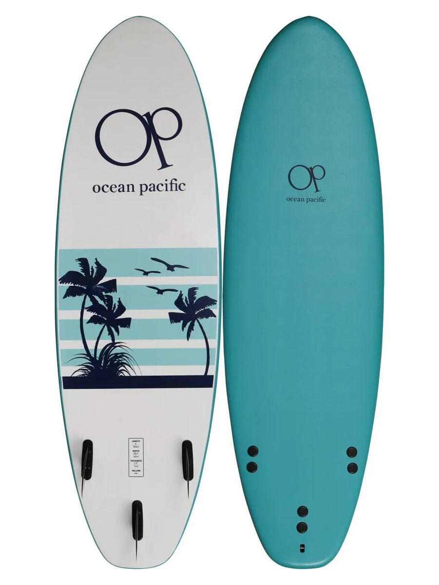 Placa Surf Ocean Pacific 6'0 Soft Top Turcoaz