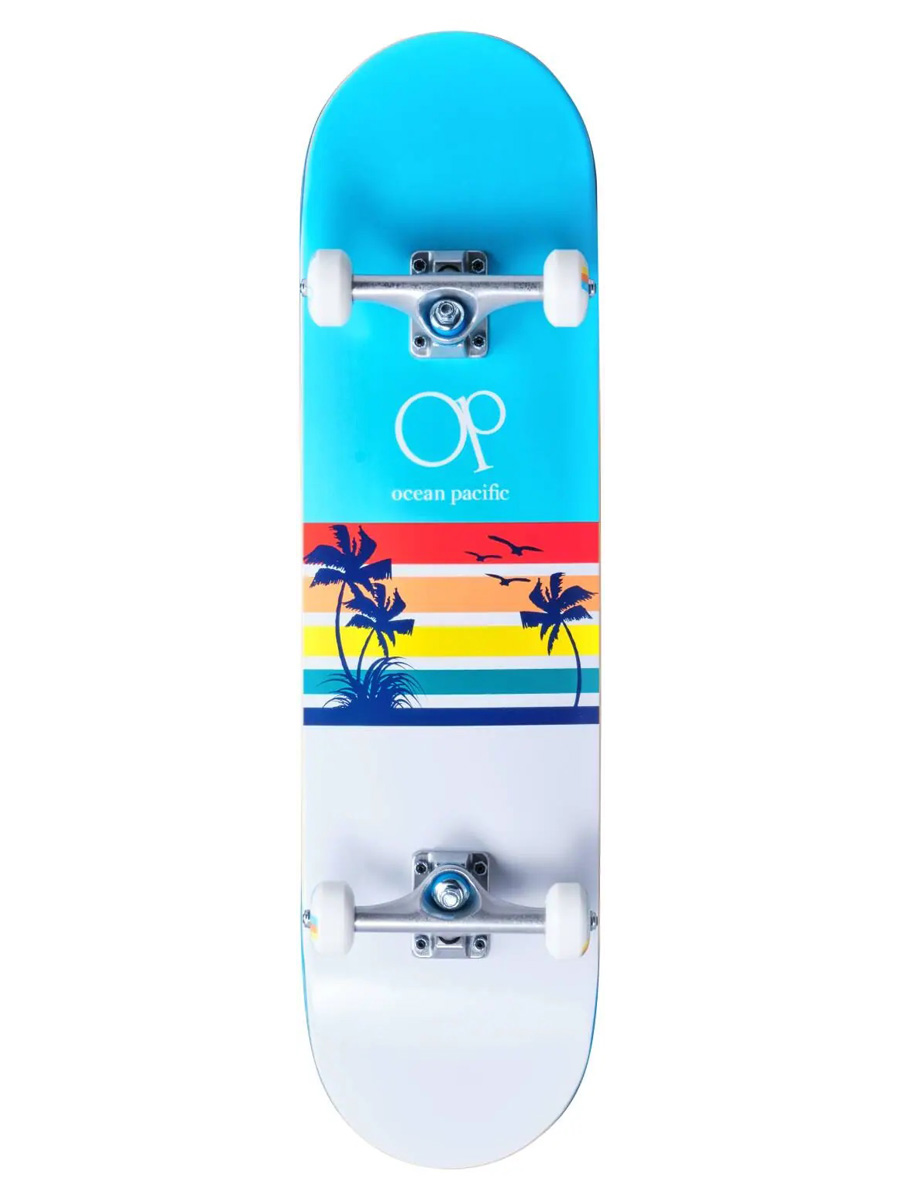 Skateboard Complete Ocean Pacific Sunset Alb/Albastru 8.25