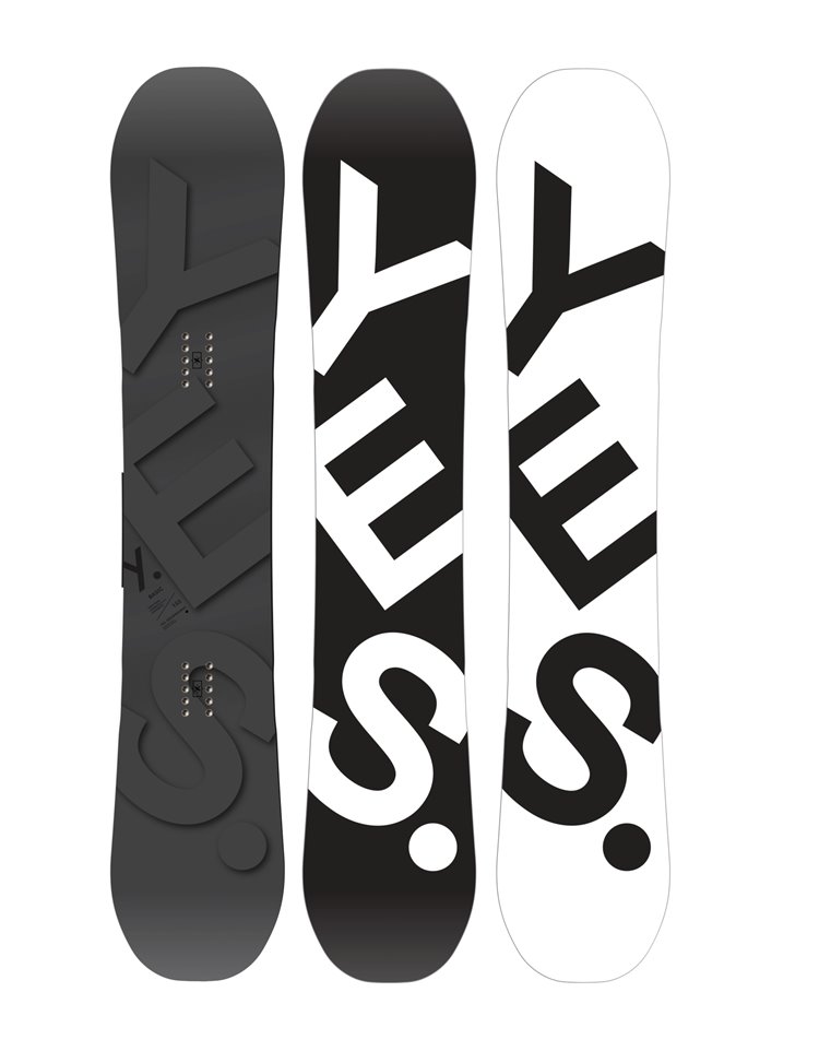Placa Snowboard YES Basic 2021 156W Gray