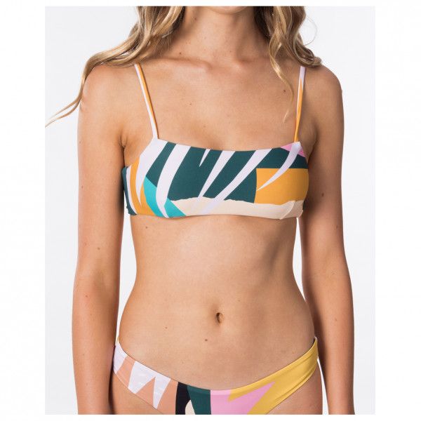 Bikini Top Rip Curl Into The Abyss Bandeau Multicolor Pattern