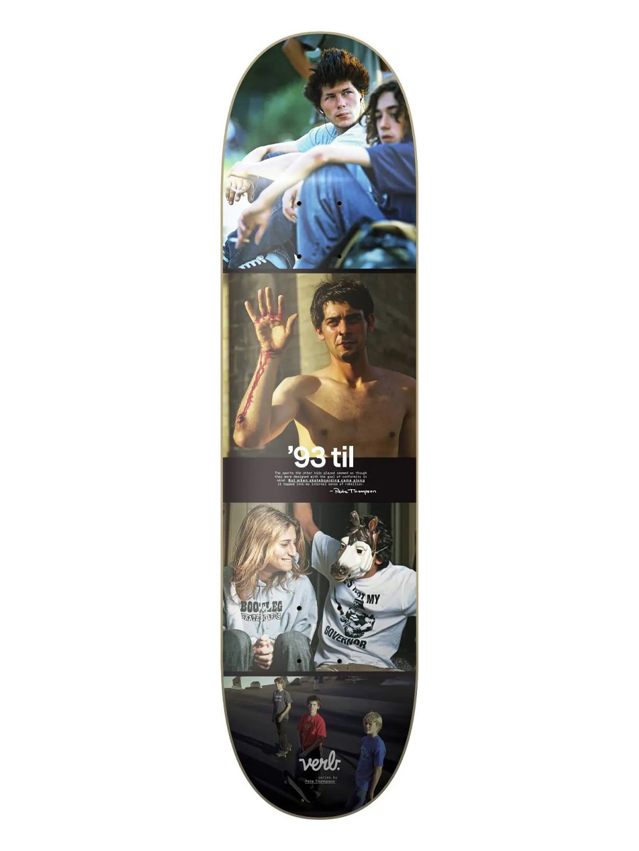 Skateboard Deck Verb 93 Til Collage Colour 8.25