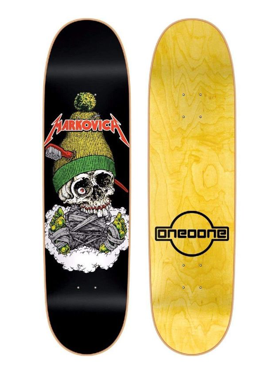 Skateboard Deck One O One Skull Markovich Silk 8.5