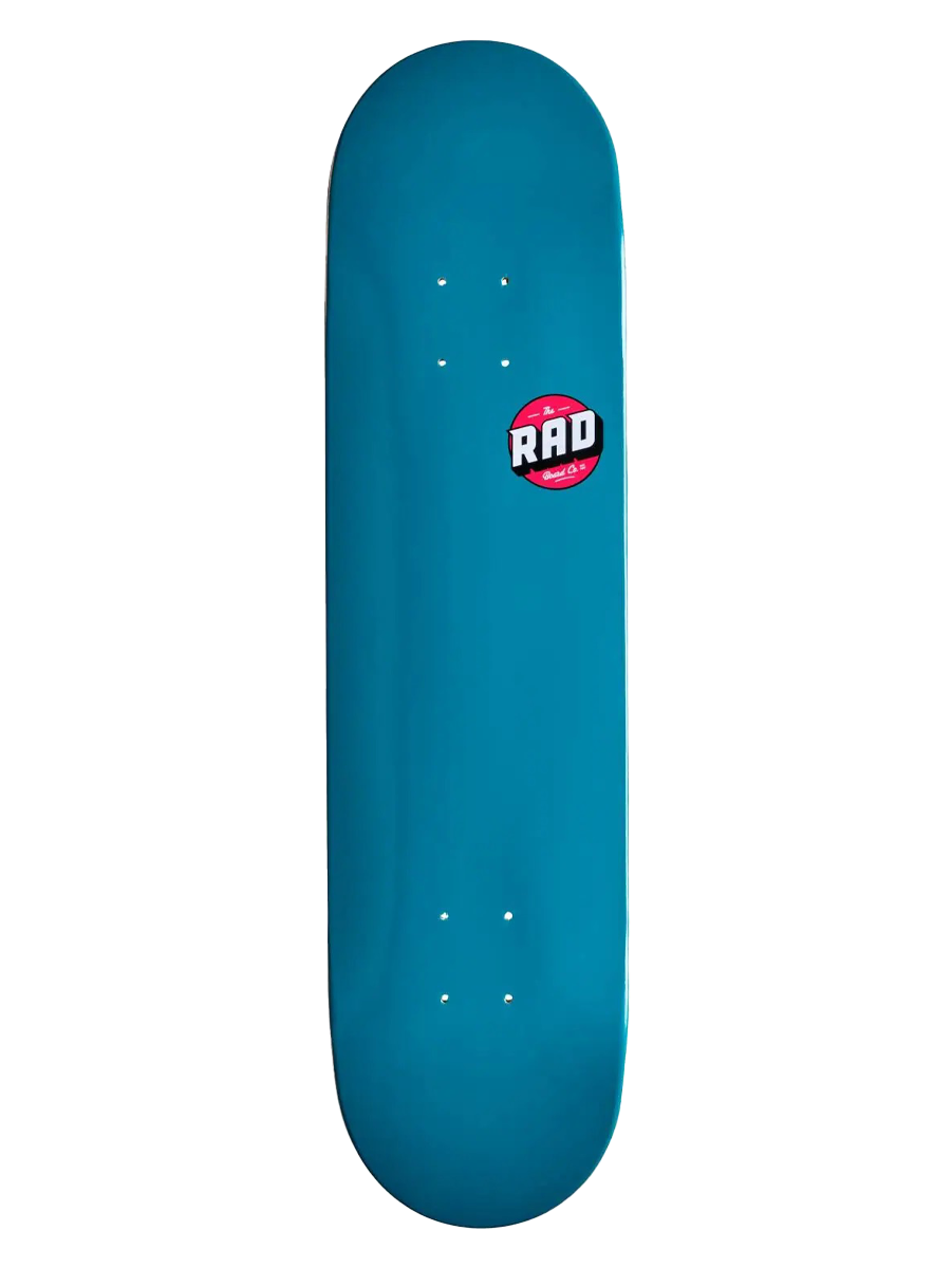 Skateboard Deck RAD Blank Logo Turcoaz