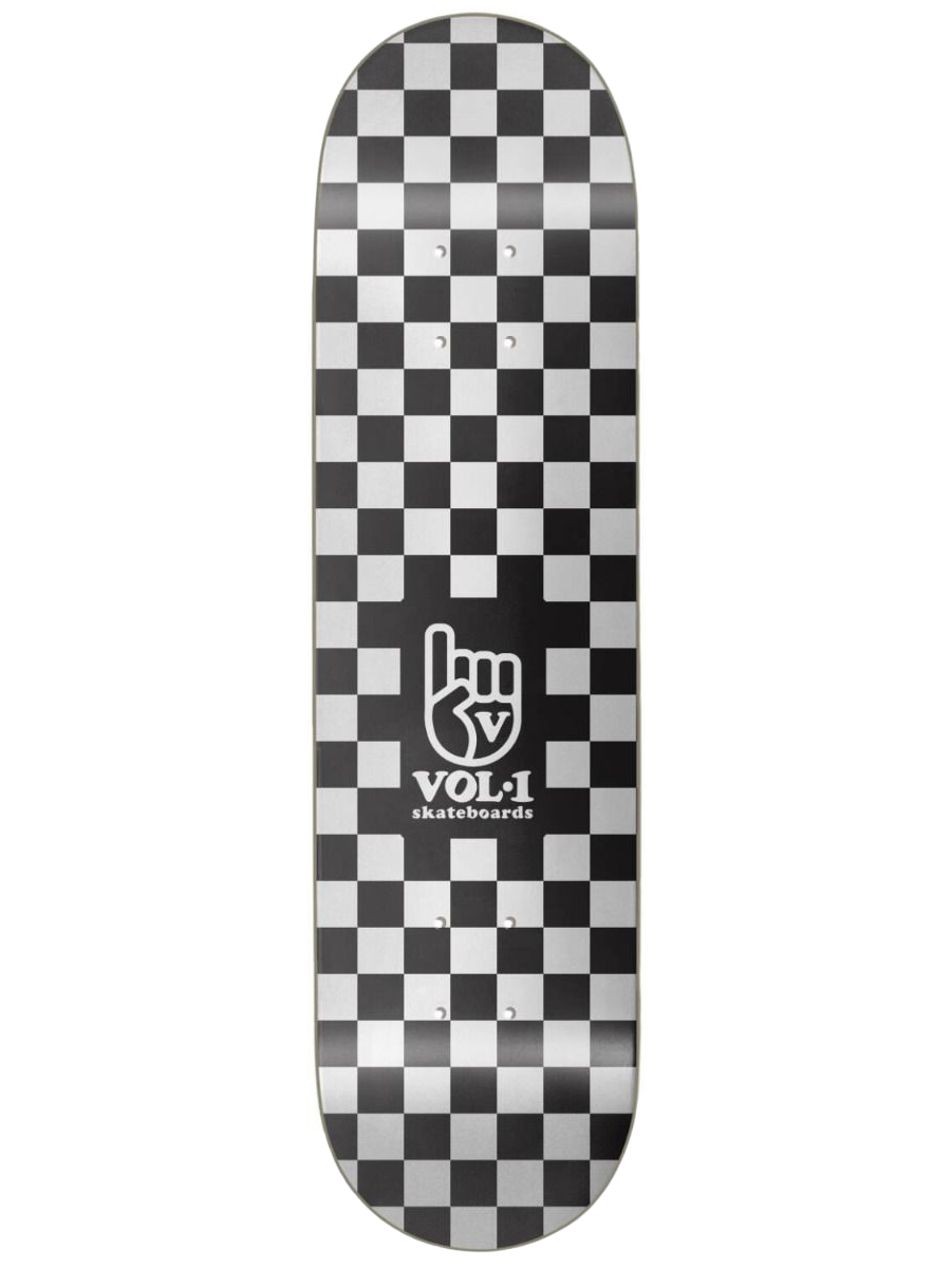 Skateboard Deck Vol.1 Checker Negru