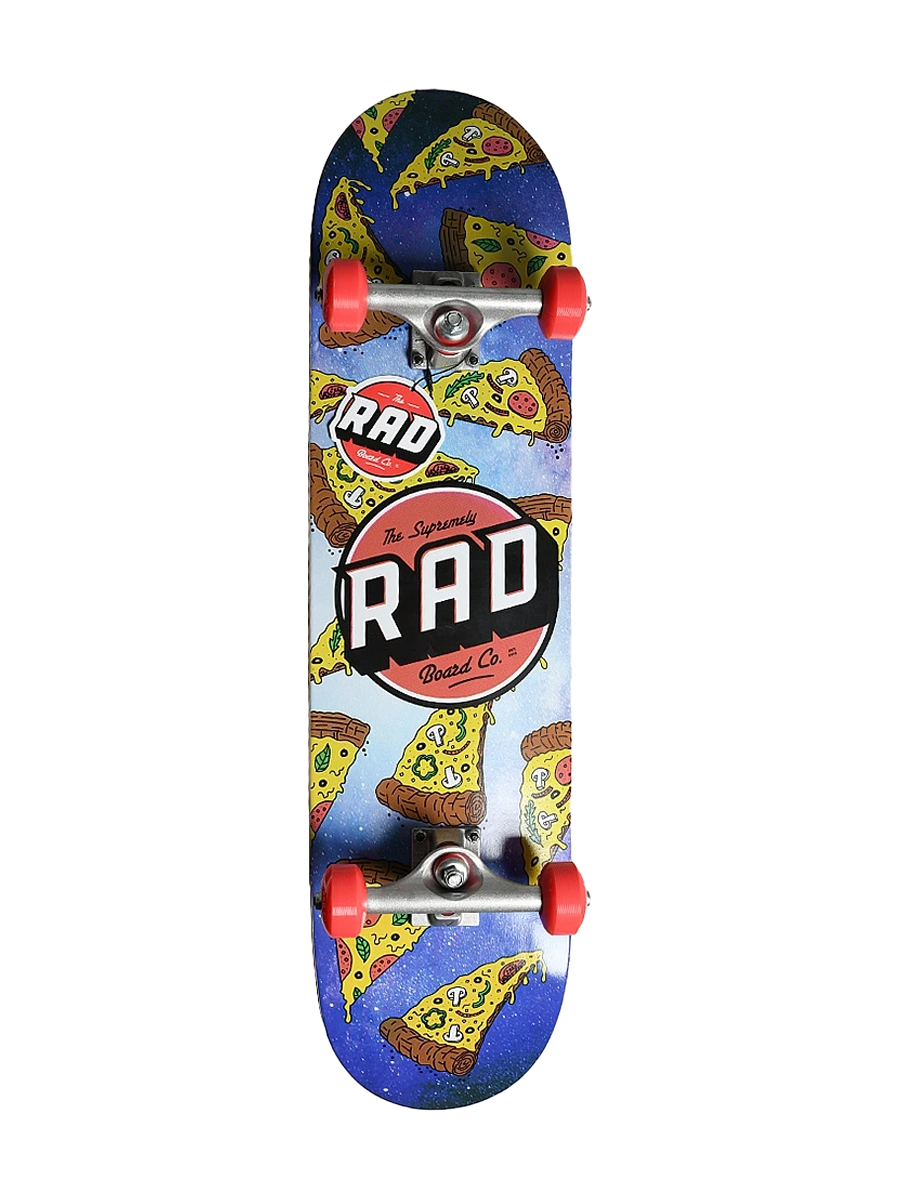 Skateboard Complete RAD Logo Progressive Galaxy Pizza 8