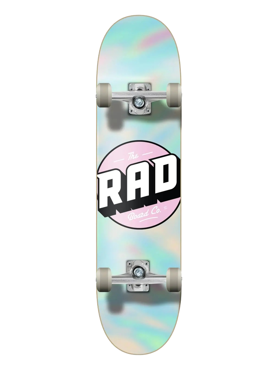 Skateboard Complete RAD Logo Progressive Holographic 8