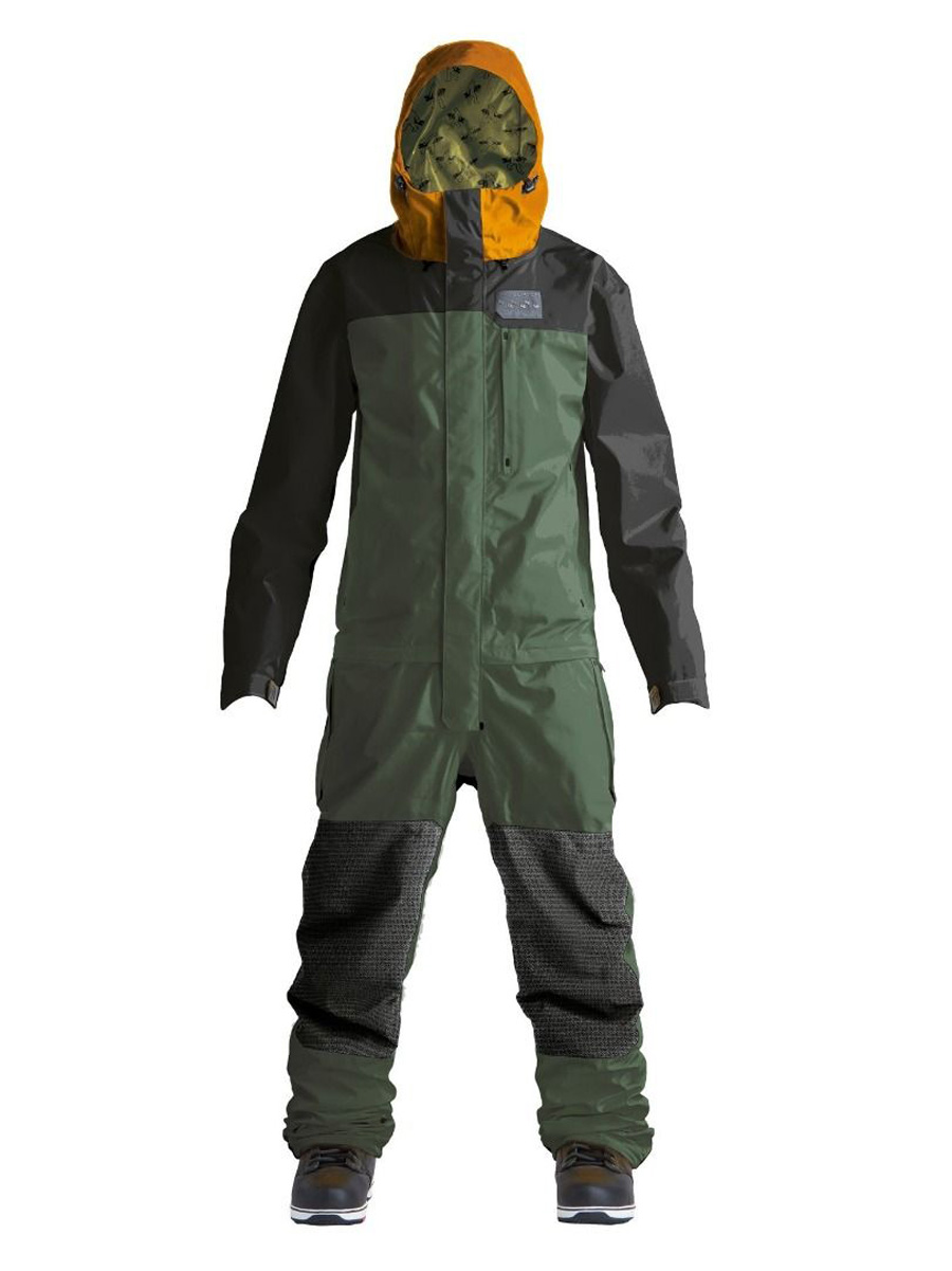 Salopeta Snow AIRBLASTER Sasquatch Suit Spruce Oxide Limited