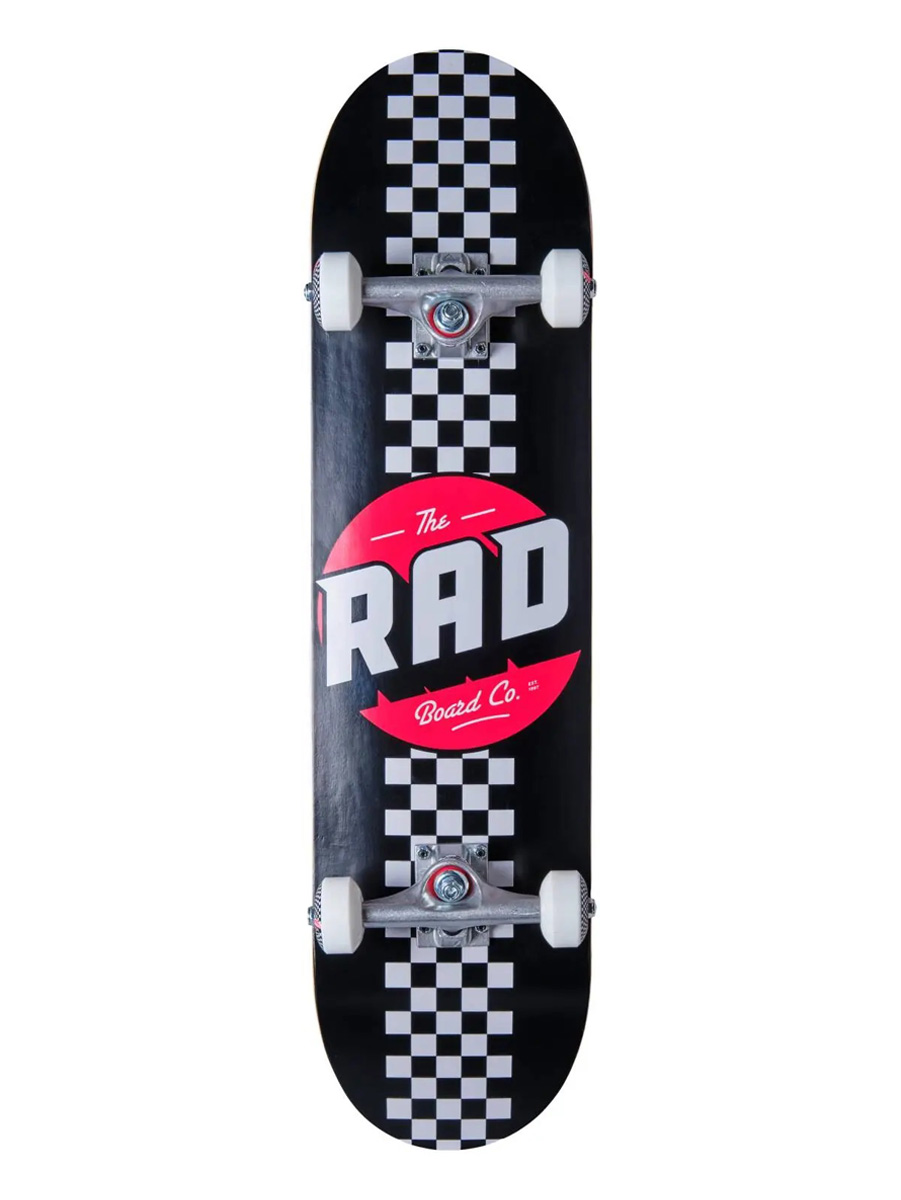 Sakteboard Complete RAD Checker Stripe Negru